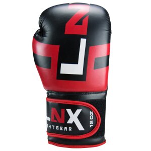 LNX Boxhandschuhe "Performance Pro" black/red (001) 8 Oz