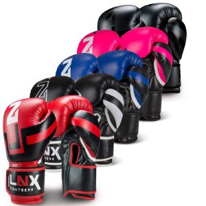 LNX Boxhandschuhe "Performance Pro" black/red (001) 14 Oz