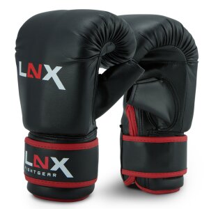 LNX Boxsackhandschuhe "Pro Fight" black/red (001) L/XL