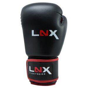 LNX Boxhandschuhe "Pro Fight Evo" black/red (001) 12 Oz