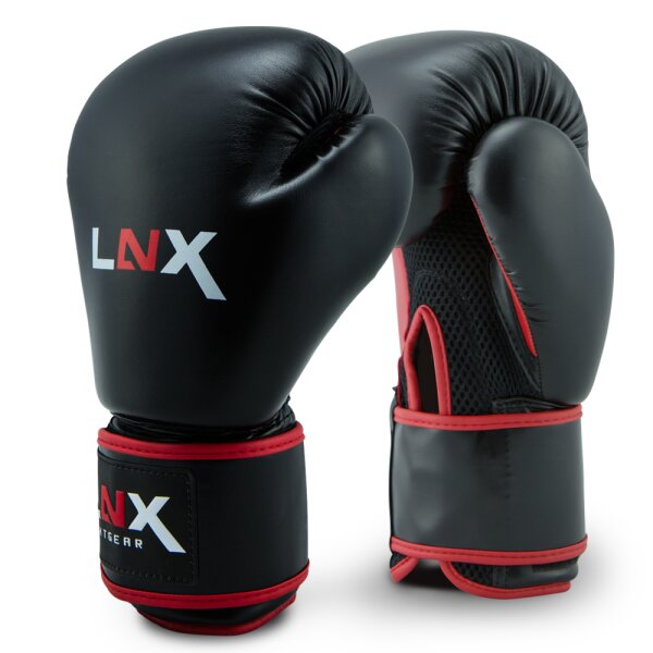 LNX Boxhandschuhe "Pro Fight Evo" black/red (001) 16 Oz