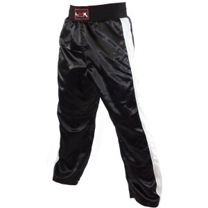 LNX Kickboxhose "X-Mesh" schwarz/weiss (002) L