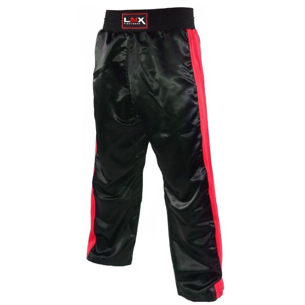 LNX Kickboxhose "X-Mesh" black/red (003) L