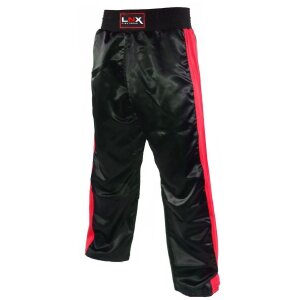 LNX Kickboxhose "X-Mesh" schwarz/rot (003) XXL