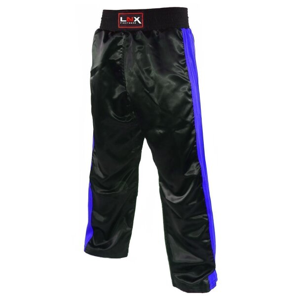 LNX Kickboxhose "X-Mesh" schwarz/blau (004) L