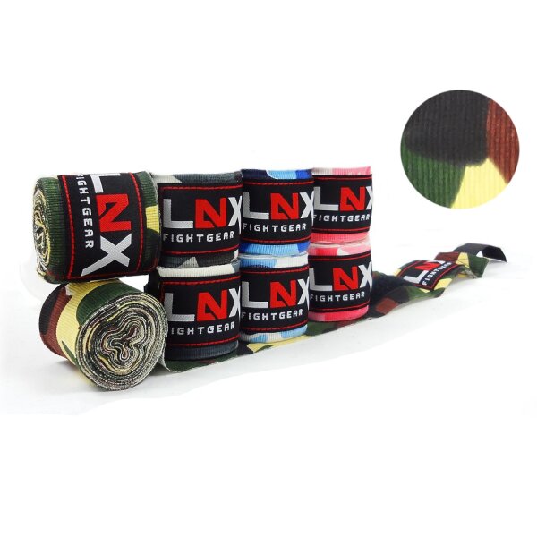 LNX Bandagen/Boxbandagen 2,5m Camouflage camo-forrest