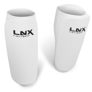 LNX Schienbeinschoner "Pro Fight" Single weiss L
