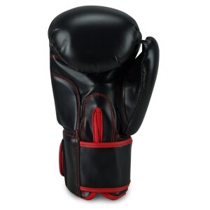 Pro4 Boxhandschuhe "Fight" schwarz/rot 12oz