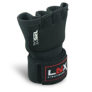 LNX Gel-Bandagen/Boxbandagen "X-Gel" schwarz S/M