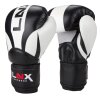 LNX Boxhandschuhe "Nitro" schwarz/weiß (003) 10 Oz