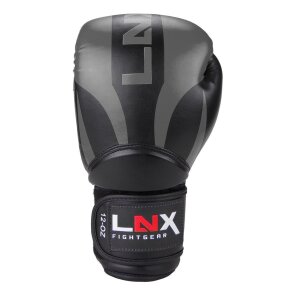 LNX Boxhandschuhe "Nitro" schwarz/grau (004) 10 Oz