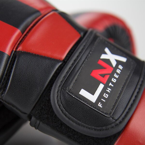LNX Boxhandschuhe "Stealth" schwarz/rot (001) 10 Oz
