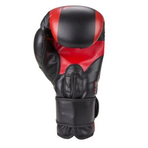 LNX Boxhandschuhe "Stealth" schwarz/rot (001) 10 Oz