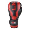 LNX Boxhandschuhe "Stealth" schwarz/rot (001) 10 Oz