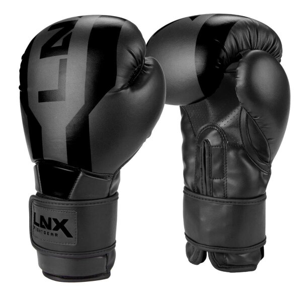 LNX Boxhandschuhe "Stealth" Ultimatte Black (002) 14 Oz