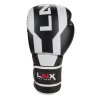 LNX Boxhandschuhe "Stealth" schwarz/weiß (003) 12 Oz