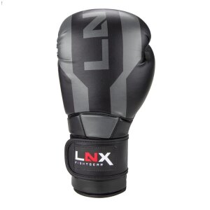 LNX Boxhandschuhe "Stealth" schwarz/grau (004) 16 Oz
