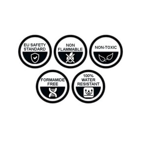 Pro4 Kampfsportmatten "Pro Grip" 2 cm (100x100x2cm) blau/rot