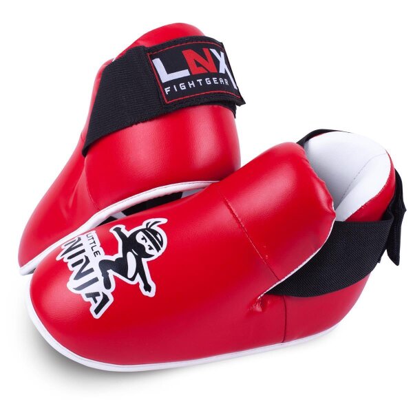 LNX Fußschützer Kinder "Little Ninja" rot (600)