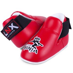 LNX Fußschützer Kinder "Little Ninja" rot (600)