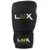 LNX Boxhandschuhe "Pro One" Leder schwarz/weiß (001) 16 Oz