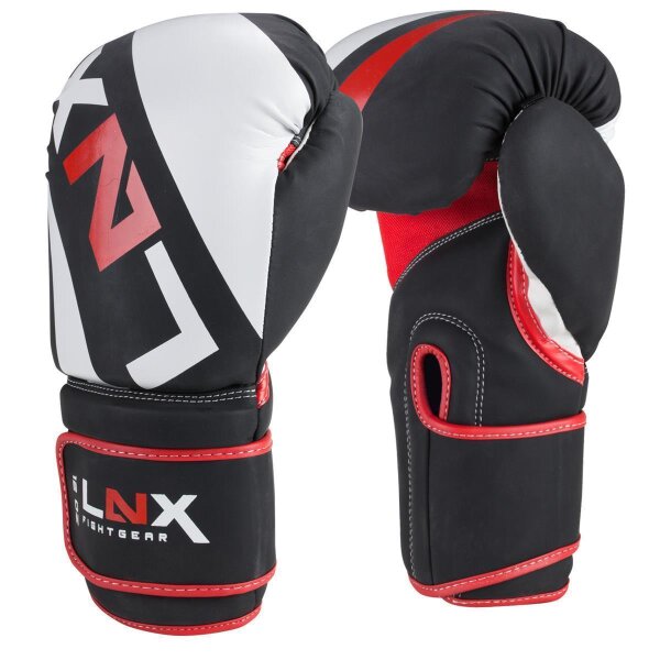 LNX Boxhandschuhe "Challenge" schwarz/rot (001) 12 Oz