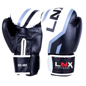 LNX Boxhandschuhe "Level 5" black/white (003) 14 Oz