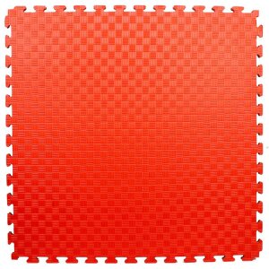 Pro4 Kampfsportmatten "Pro Stripe" 2 cm (100x100x2cm) schwarz/rot