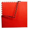 Pro4 Kampfsportmatten "Pro Stripe" 2 cm (100x100x2cm) schwarz/rot