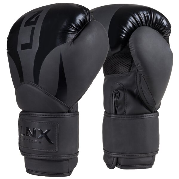 LNX Boxhandschuhe "Nitro" Ultimatte Black (002) 16 Oz