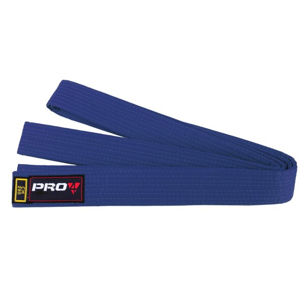 Pro4 Budo Gürtel Einfarbig blau 240cm