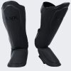 LNX Schienbeinschützer Muay Thai "Pro Fight" Ultimatte Black