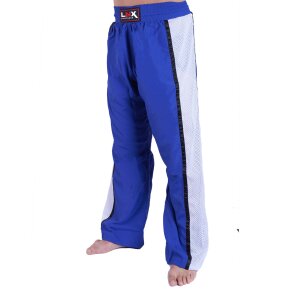 LNX Kickboxhose "Performance Mesh" blau/weiß (401) XXS