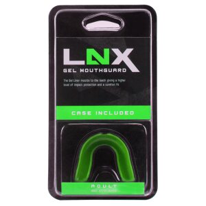 LNX Zahnschutz "Performance Pro" Black/ Energy Green (006) Adult
