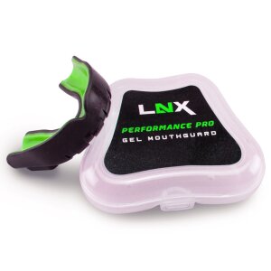 LNX Zahnschutz "Performance Pro" Black/ Energy Green (006) Adult