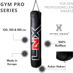 LNX Boxsack "Gym Pro Vertical" 120, 150, 180 cm...