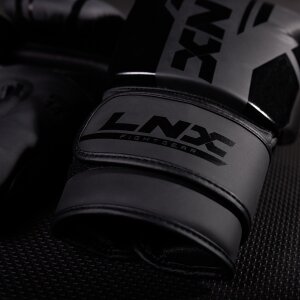 LNX Boxhandschuhe "Performance Pro" LEDER ultimatte black (003) 10 Oz