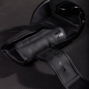 LNX Boxhandschuhe "Performance Pro" LEDER ultimatte black (003) 12 Oz