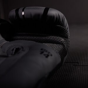 LNX Boxhandschuhe "Performance Pro" LEDER ultimatte black (003) 12 Oz